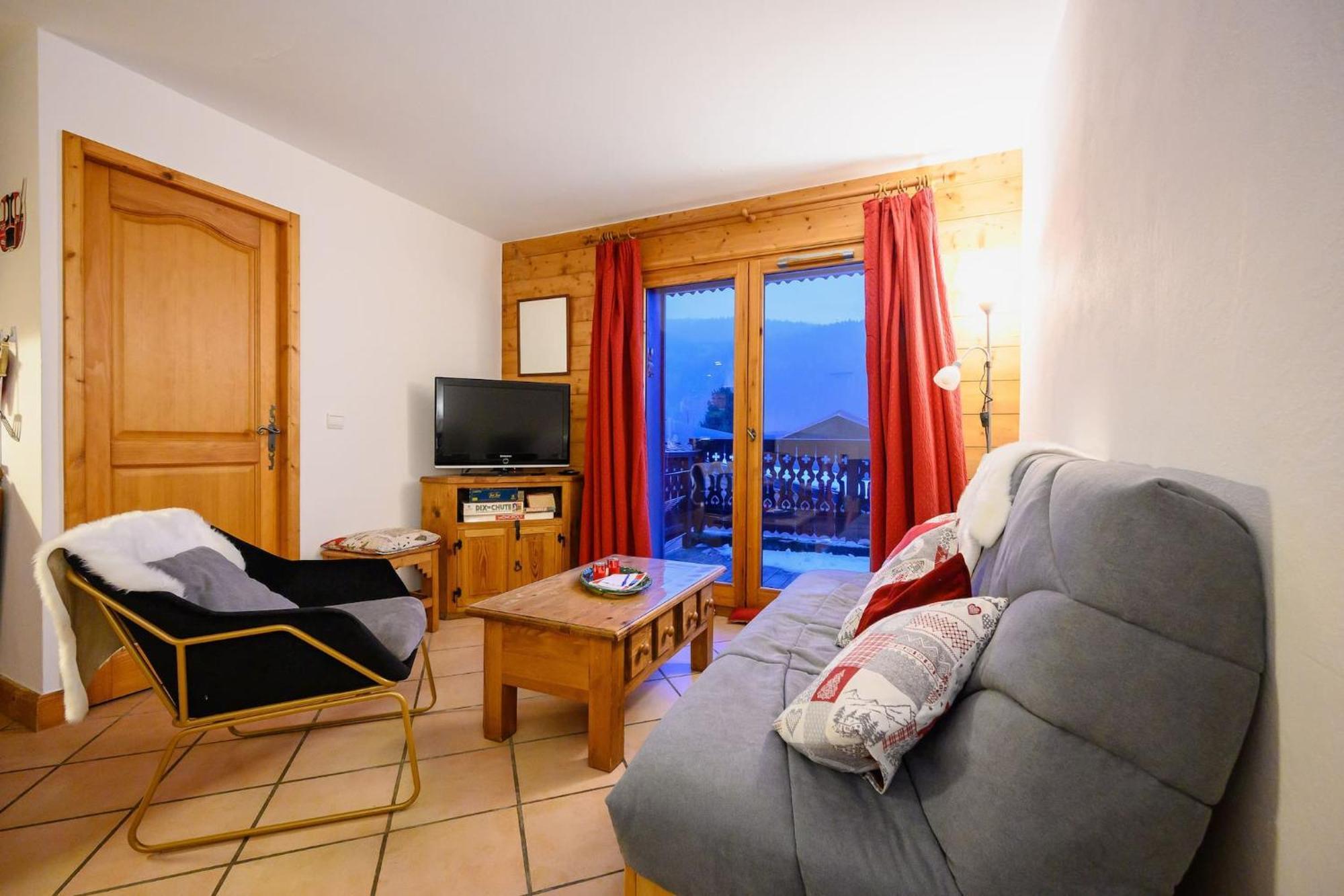 Appartement Bellevue Au Pied Des Pistes Ле Уш Екстериор снимка